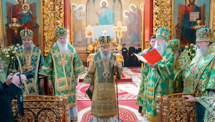 Блаженнейший Митрополит Онуфрий и митрополит Тернопольский Сергий. Фото: УПЦ