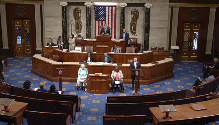 Republican Congressman Ryan Mackenzie in the House of Representatives. Photo: a screenshot from X Politics video