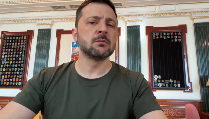 В. Зеленский. Фото: скриншот видео t.me/V_Zelenskiy_official