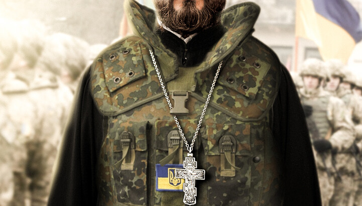 UOC priests are sent to the front not as chaplains, but as soldiers. Photo: UOJ