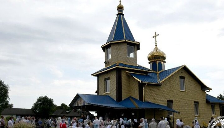 Храме в честь иконы Божией Матери «Скоропослушница» в селе Броница Камень‑Каширского района. Фото: Синодальный информационно-просветительский отдел УПЦ