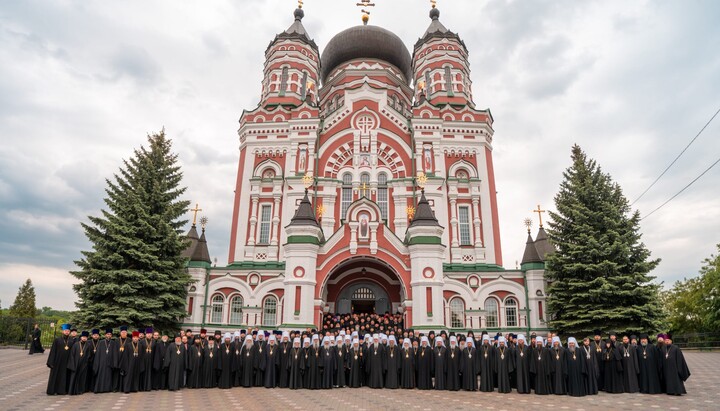 Собор УПЦ 27 мая 2022 года в Феофании. Фото: УПЦ