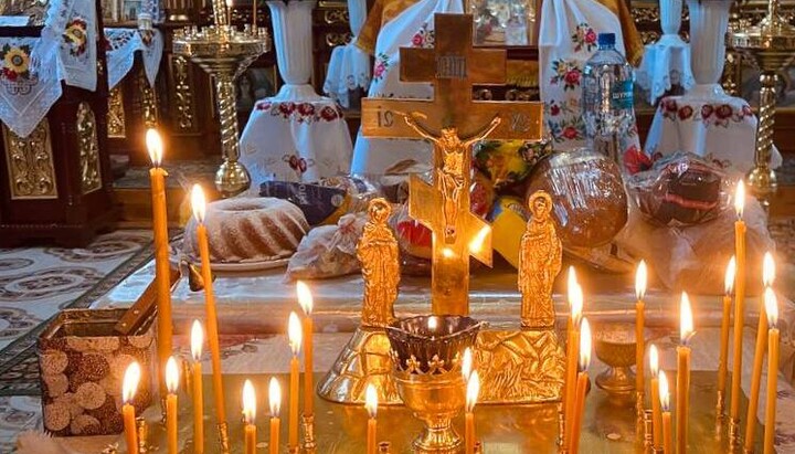 Prayer for those killed in Vinnytsia on July 14, 2022. Photo: Vinnytsia Eparchy