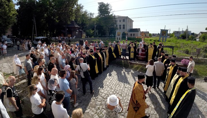 Думенко в Кам'янці-Подільському. Фото: пресслужба ПЦУ