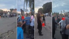 В Демидовке сторонники ПЦУ не пустили на ночлег крестоходцев в Почаев
