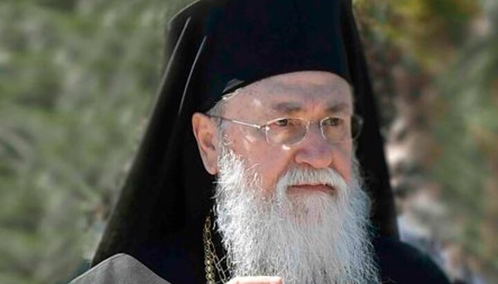 Митрополит Коринфский Дионисий IV. Фото: Orthodoxia News Agency
