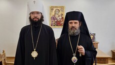 Albanian Primate discusses situation in Ukraine with ROC DECR Chairman