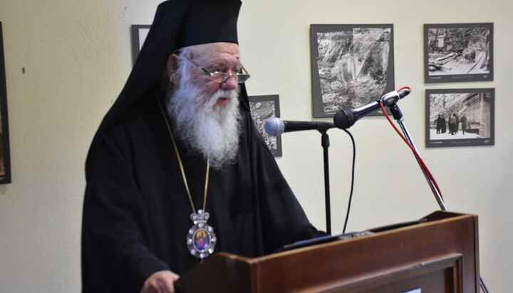 Архієпископ Афінський і всієї Еллади Ієронім. Фото: orthodoxia news agency