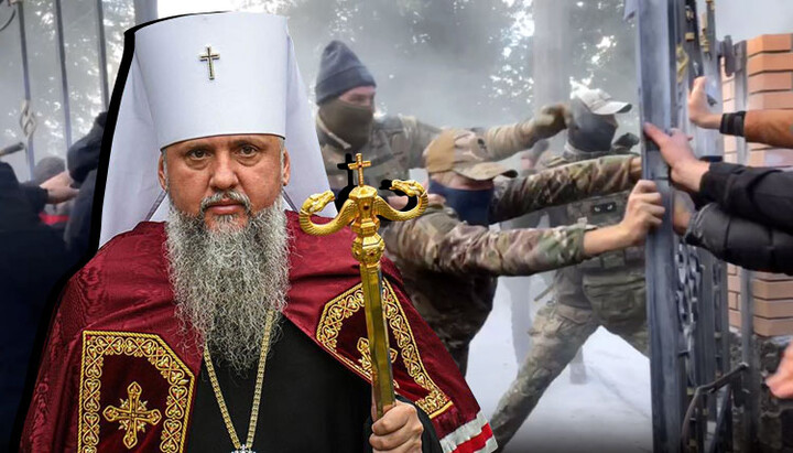 Думенко будет «служить» в захваченной святыне УПЦ. Фото: СПЖ