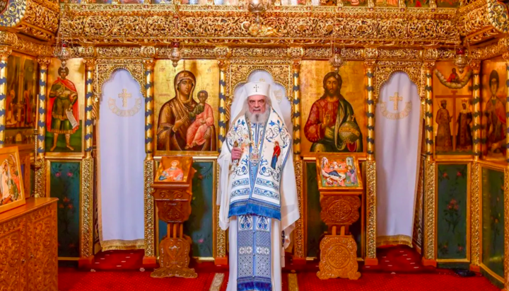 Патриарх Даниил в день празднования Рождества Пресвятой Богородицы. Фото: basilica.ro