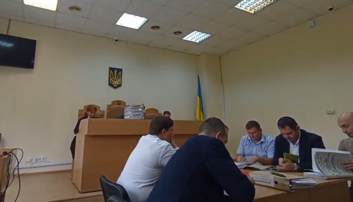 The court hearing on the Upper Lavra case. September 10, 2025 Photo: TG channel
