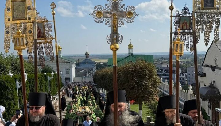 Хресний хід у Почаївській лаврі 10 вересня 2025 р. Фото: Херсонська єпархія