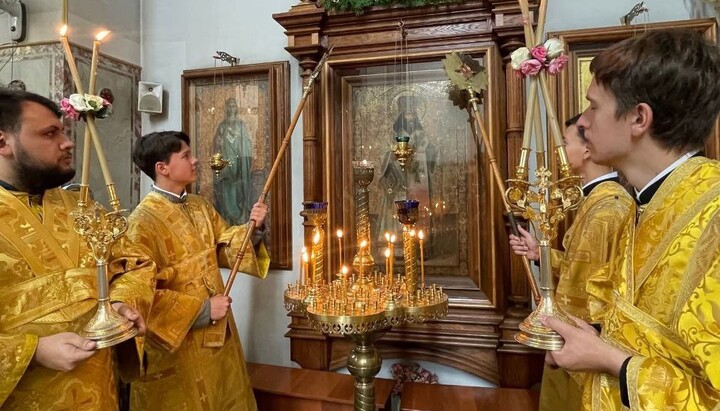 Литургия в храме в честь Всех Черниговских 22 сентября 2025г. Фото: Нежинская епархия