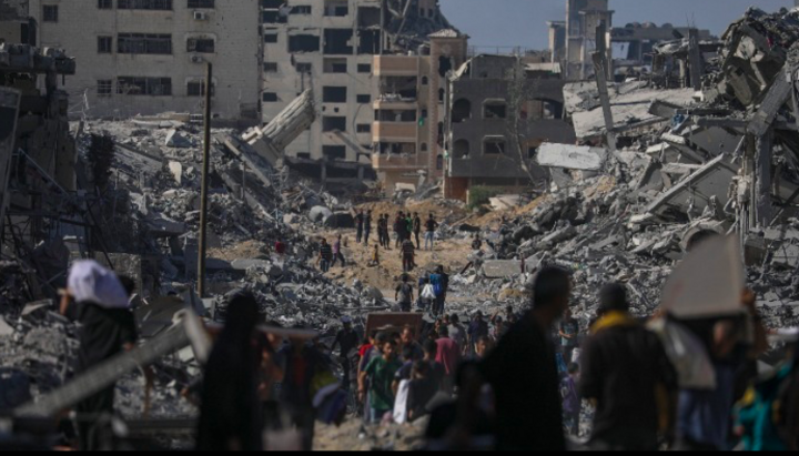 Газа під час війни. Фото: Orthodoxia News Agency.