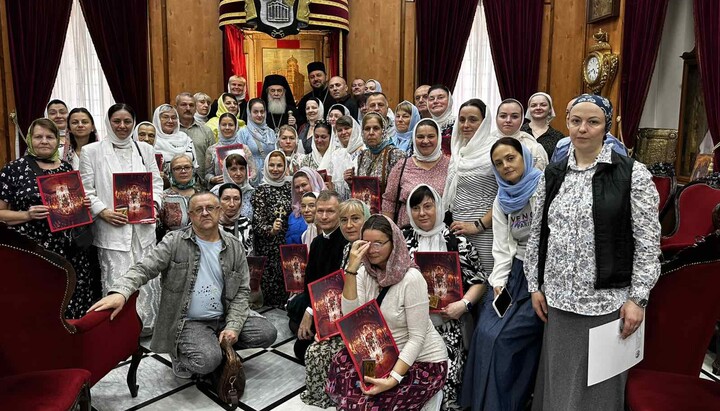 Буковинские паломники. Фото: Фейсбук Паломнического отдела епархии