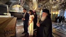 Патріарх Феофіл прийняв у Єрусалимі Джея Ді Венса