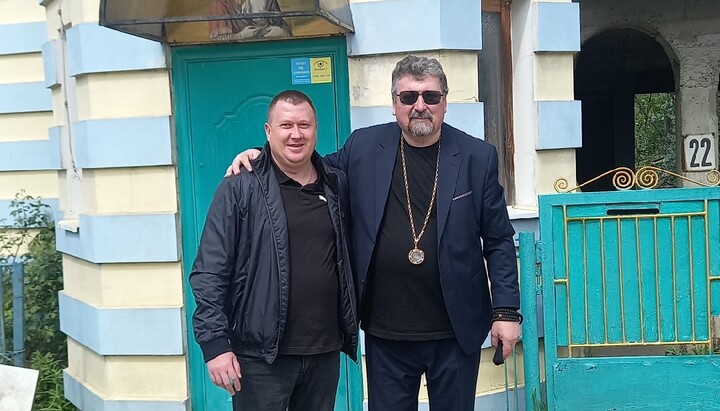 Кирило Михайлюк (праворуч) з товаришем. Фото: Фейсбук Михайлюка