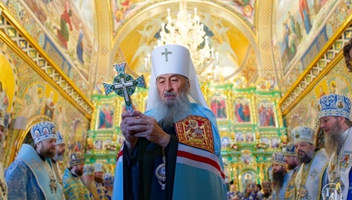 Блаженніший Митрополит Онуфрій і архієреї УПЦ. Фото: УПЦ