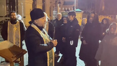 Священник УПЦ: Господь хранит тех, кто не боится и борется за правду Божию!