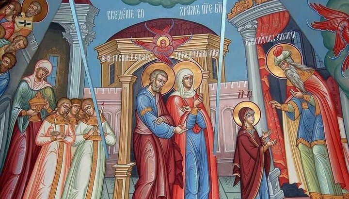 Icon of the Entry of the Most Holy Theotokos into the Temple. Photo: t.me/blagovist_uoc