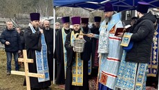 В Харитоновке Житомирской области начали строительство нового храма УПЦ