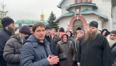 В Княжичах братия отстояла монастырь от захвата