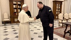 Verkhovna Rada Speaker meets with Pope and invites him to Ukraine