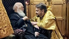 Ο Δραμπίνκο προσευχήθηκε με τον Φιλάρετο στη «λειτουργία» στον Καθεδρικό Ναό του Αγίου Βλαδιμήρου