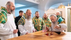 У Києві Блаженніший освятив храм на честь преподобного Николи Святоші