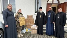 Mukachevo Metropolitan hands over aid to AFU and children's boarding home