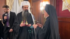 Болгарский Патриарх вручил Вселенскому орден за вклад в преодолении раскола