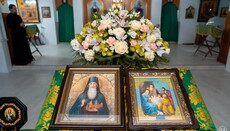 Блаженніший очолив Літургію в Феофанії в день пам'яті прп. Воніфатія