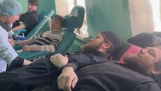 Духовенство и верующие Нежинской епархии сдали кровь для раненных воинов