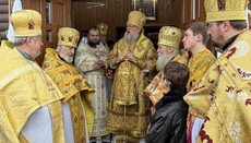 У селі Припруття освятили престол тимчасового храму УПЦ