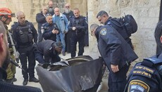 В результате обстрела Иерусалима осколки упали возле Храма Гроба Господня