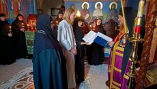 В Ольшанском монастыре совершили монашеский постриг