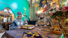 Блаженніший звершив богослужіння тижня на честь Марії Єгипетської в Лаврі