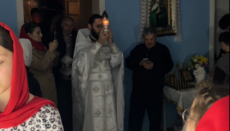 У Дубовому гнаний приход звершив першу Пасхальну службу в домовому храмі