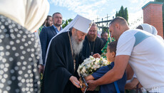 In the UOC, the Primate Was Congratulated on His Name Day at Theophania