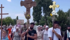 Православные буковинцы совершили крестный ход в Афанасьевский монастырь