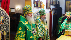 Митрополит Павло очолив літургію в Голосіївському монастирі