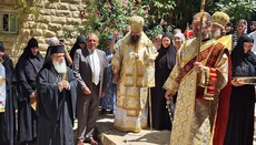 Патриарх Феофил почтил память святой Марии Магдалины в Гефсимании