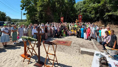 В Олександрійській єпархії освятили місце під будівництво нового храму