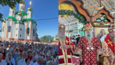 Тисячі вірян взяли участь у богослужінні в Аннинському монастирі