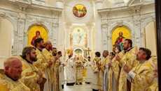 The feast of the patron saint was celebrated in the restored Transfiguration Cathedral of Odessa
