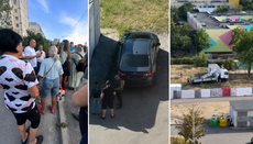 Στο Κίεβο άρχισε η ανέγερση ναού της UGKTS δίπλα σε παιδικό σταθμό παρά τις διαμαρτυρίες κατοίκων