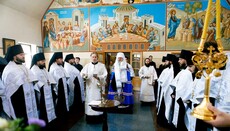 Митрополит Климент отслужил панихиду по убитому монаху Святогорской лавры