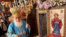 Патріарх Феофіл звершив літургію в храмі Успіння Богородиці в Гефсиманії
