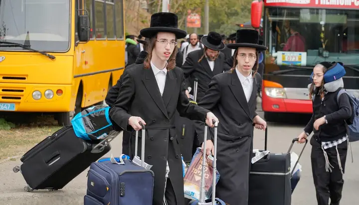 Hasidic pilgrims in Uman. Photo: GettyImages