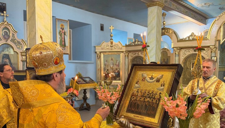 Богослужение в день празднования Собора всех святых земли Херсонской. Фото: Херсонская епархия